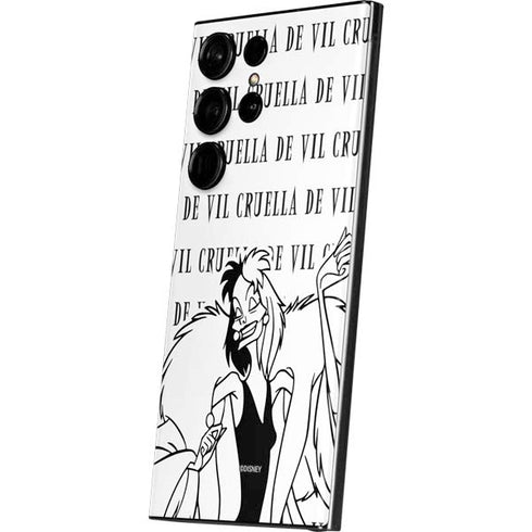 Disney Villains Cruella de Vil Black and White Galaxy Skins